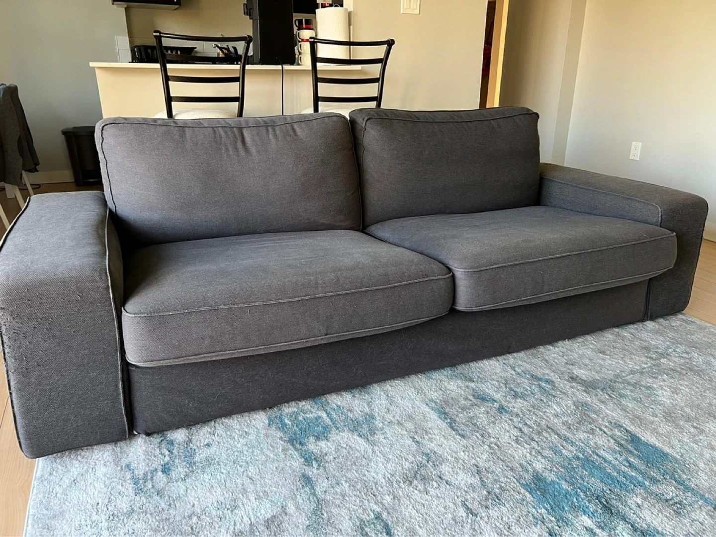 Grey Fabric Sofa Ikea - photo 4