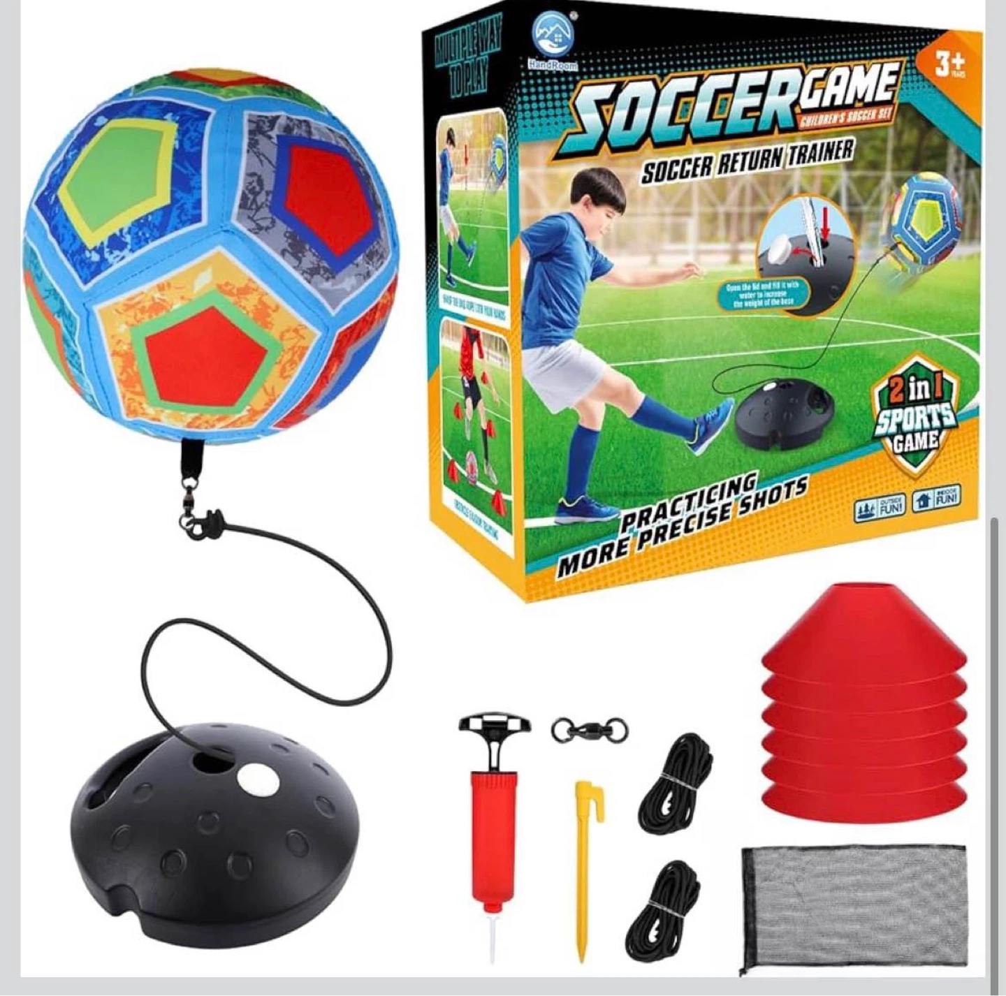 Soccer Return Trainer Children's Soccer Set