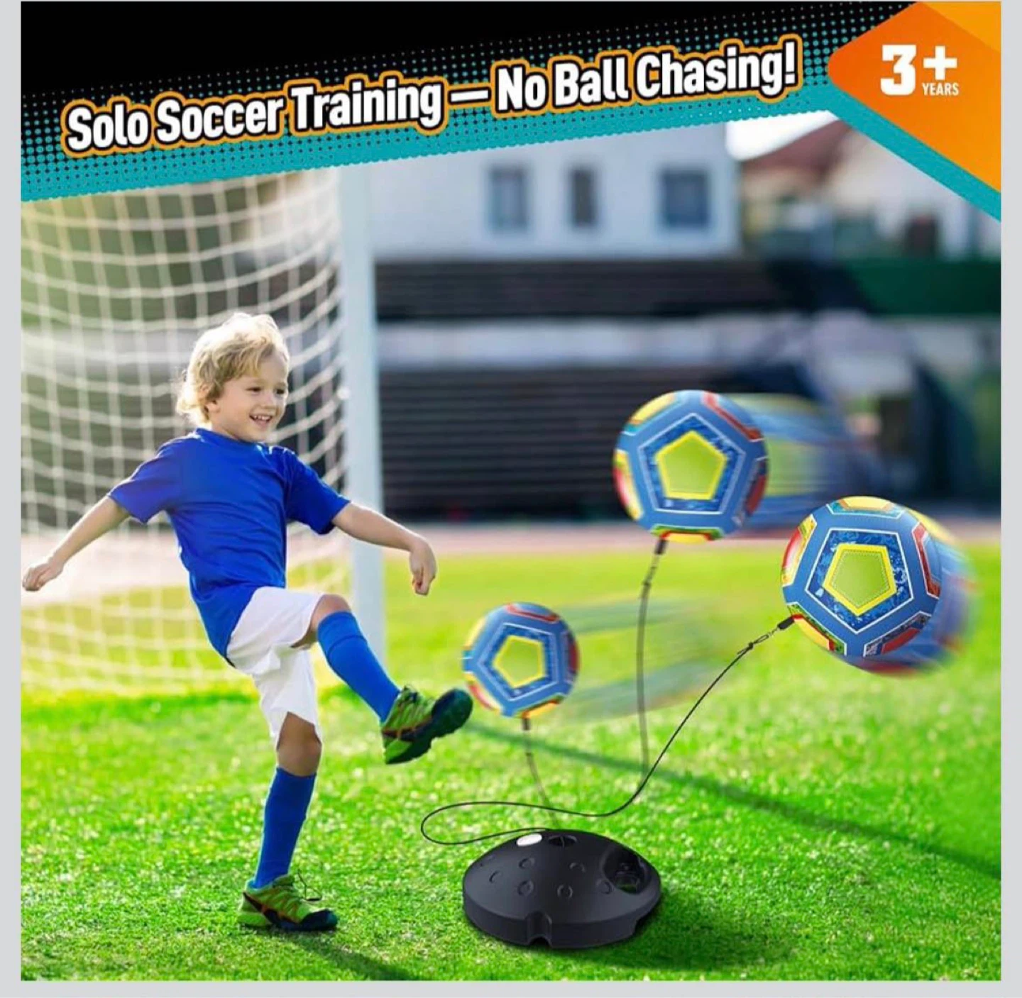 Soccer Return Trainer Children's Soccer Set - photo 3