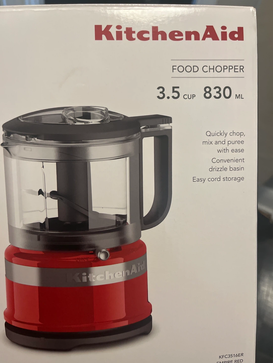 KitchenAid Mini Food Processor - Empire Red🌱