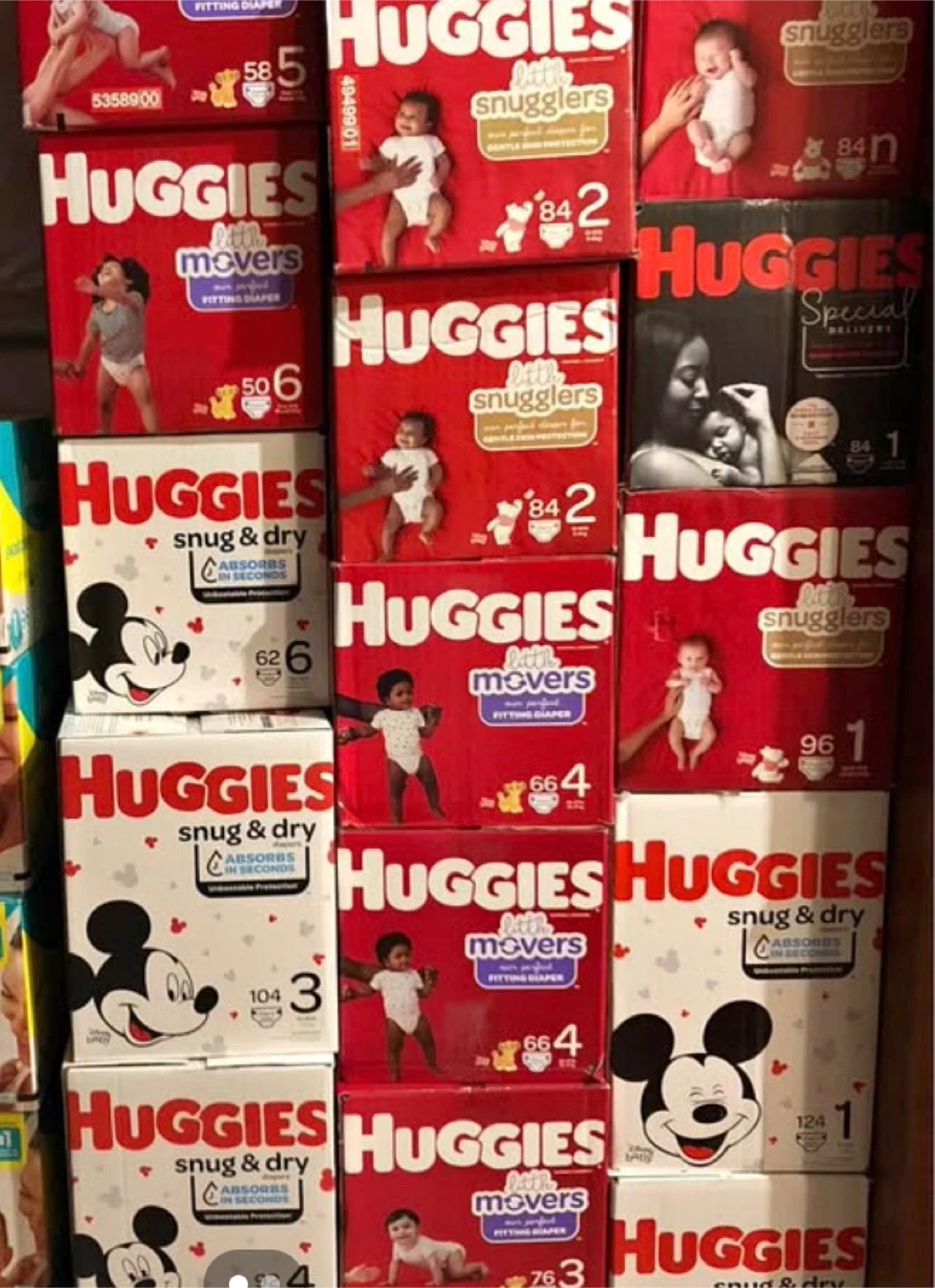 Huggies Red and white boxes Diapers - photo 2