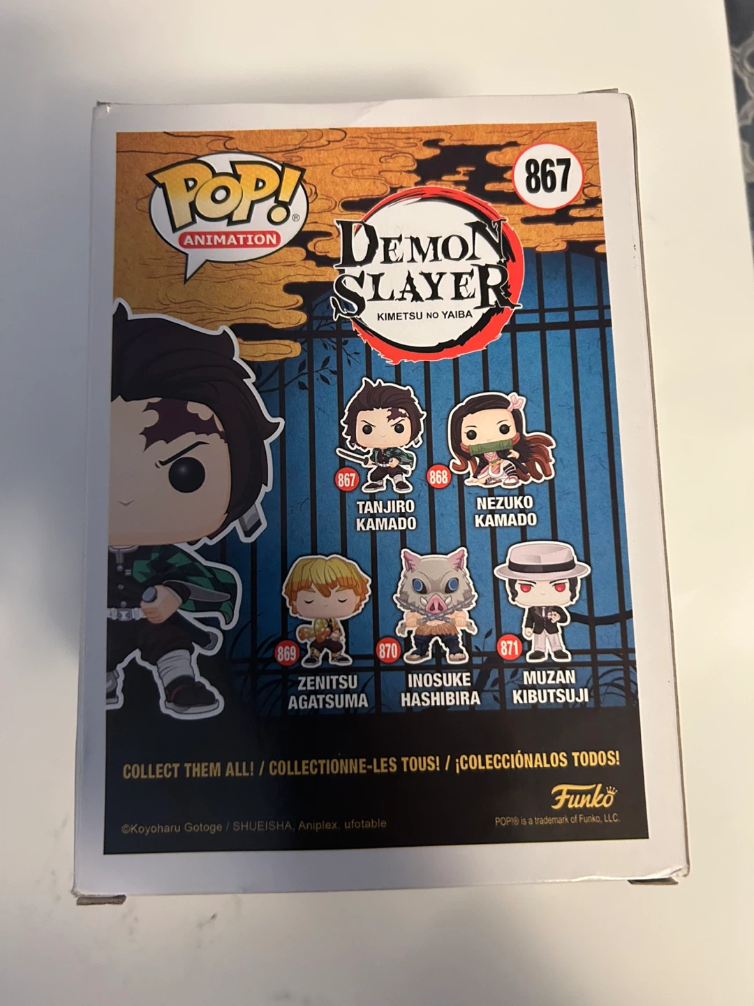 Funko Pop! Demon Slayer Tanjiro Kamado #867 Vinyl Figure - photo 3