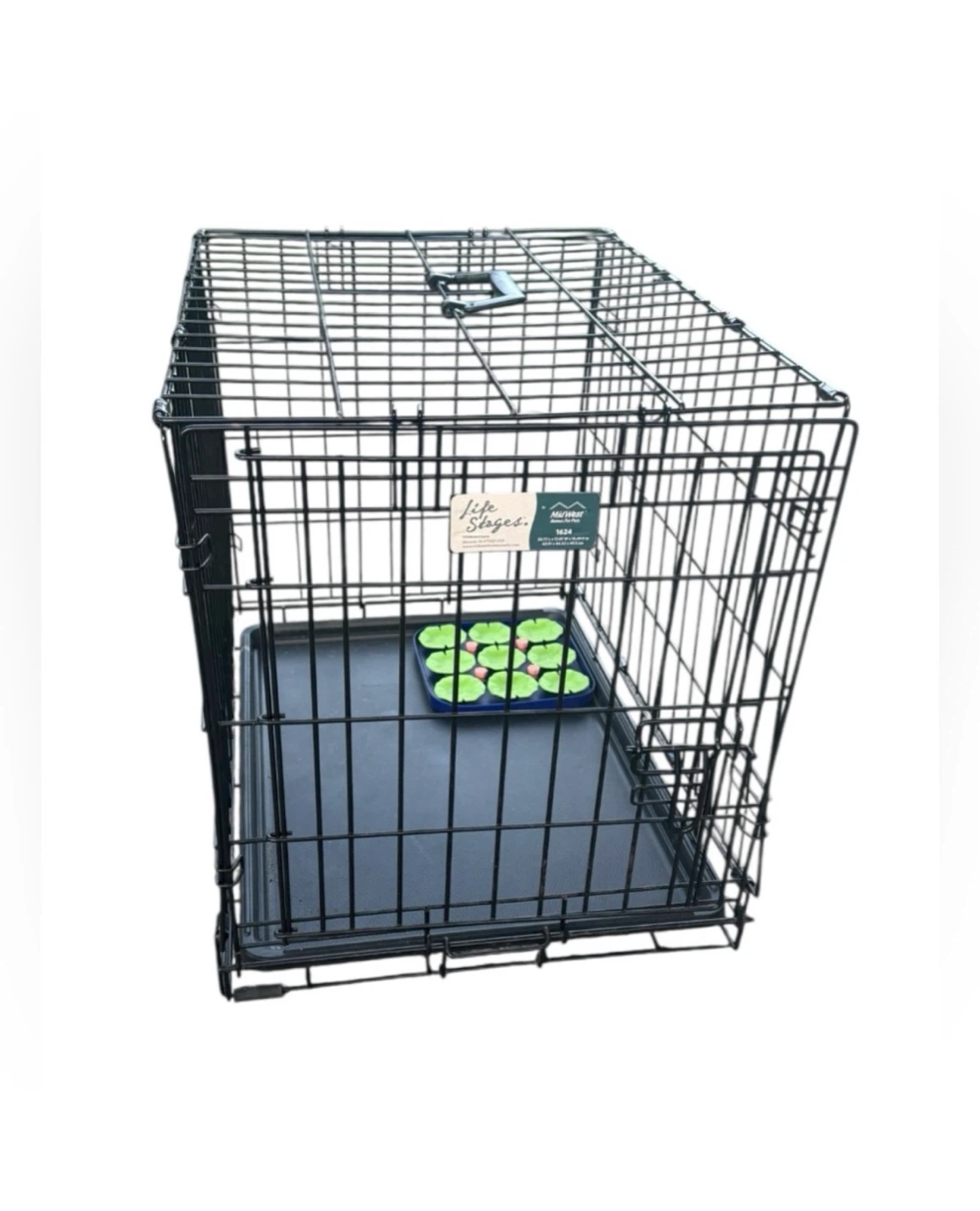 Life Stages Dog Crate with Tray and Treat Dispenser - photo 2