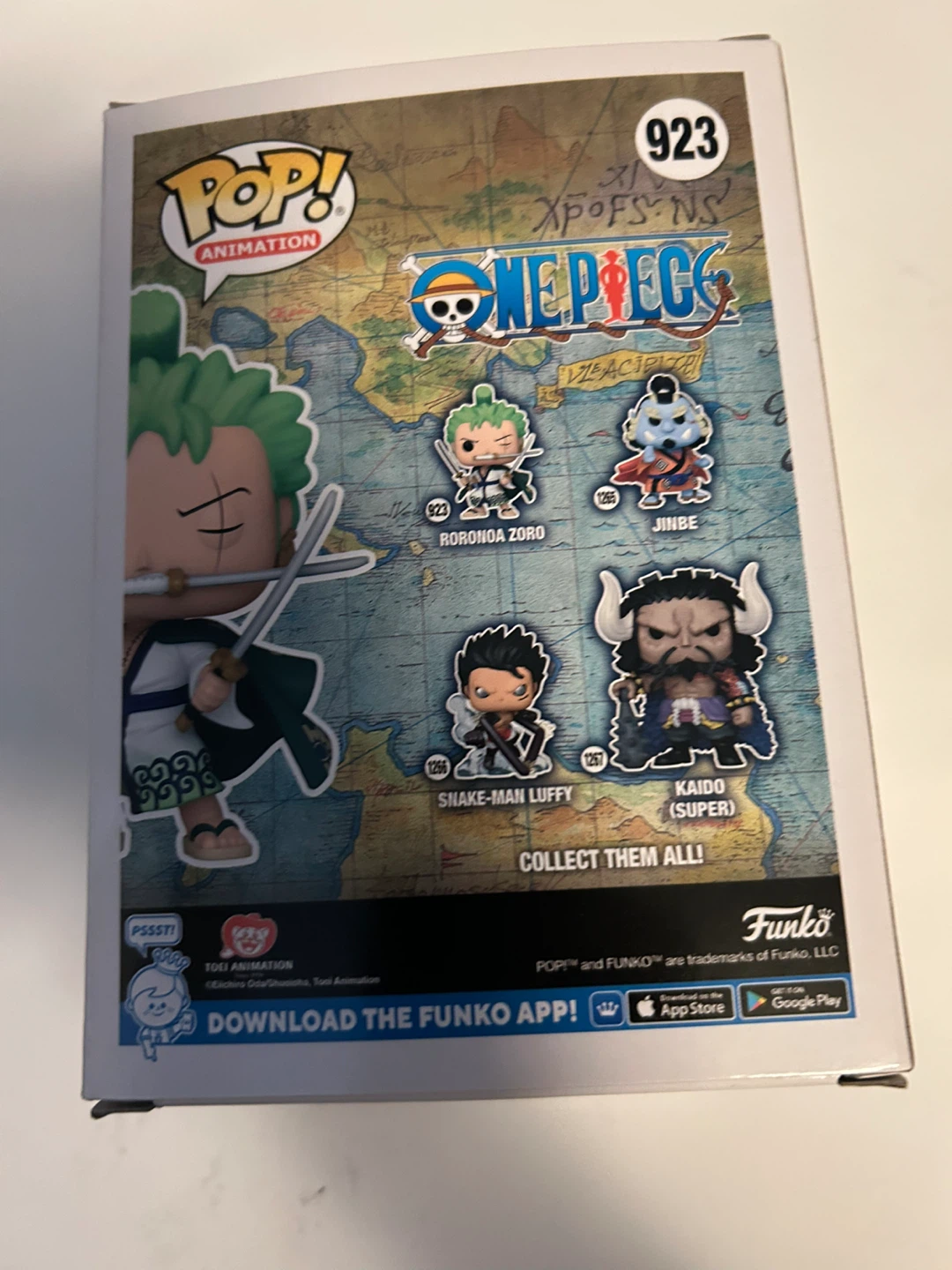 Funko Pop! One Piece Roronoa Zoro #923 Vinyl Figure - photo 3