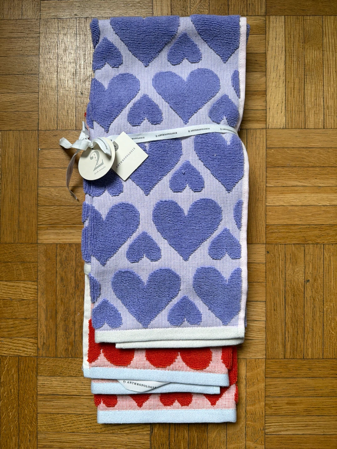 ANTHROPOLOGIE Set of 2 Dish Towels 🌱 (NEW)