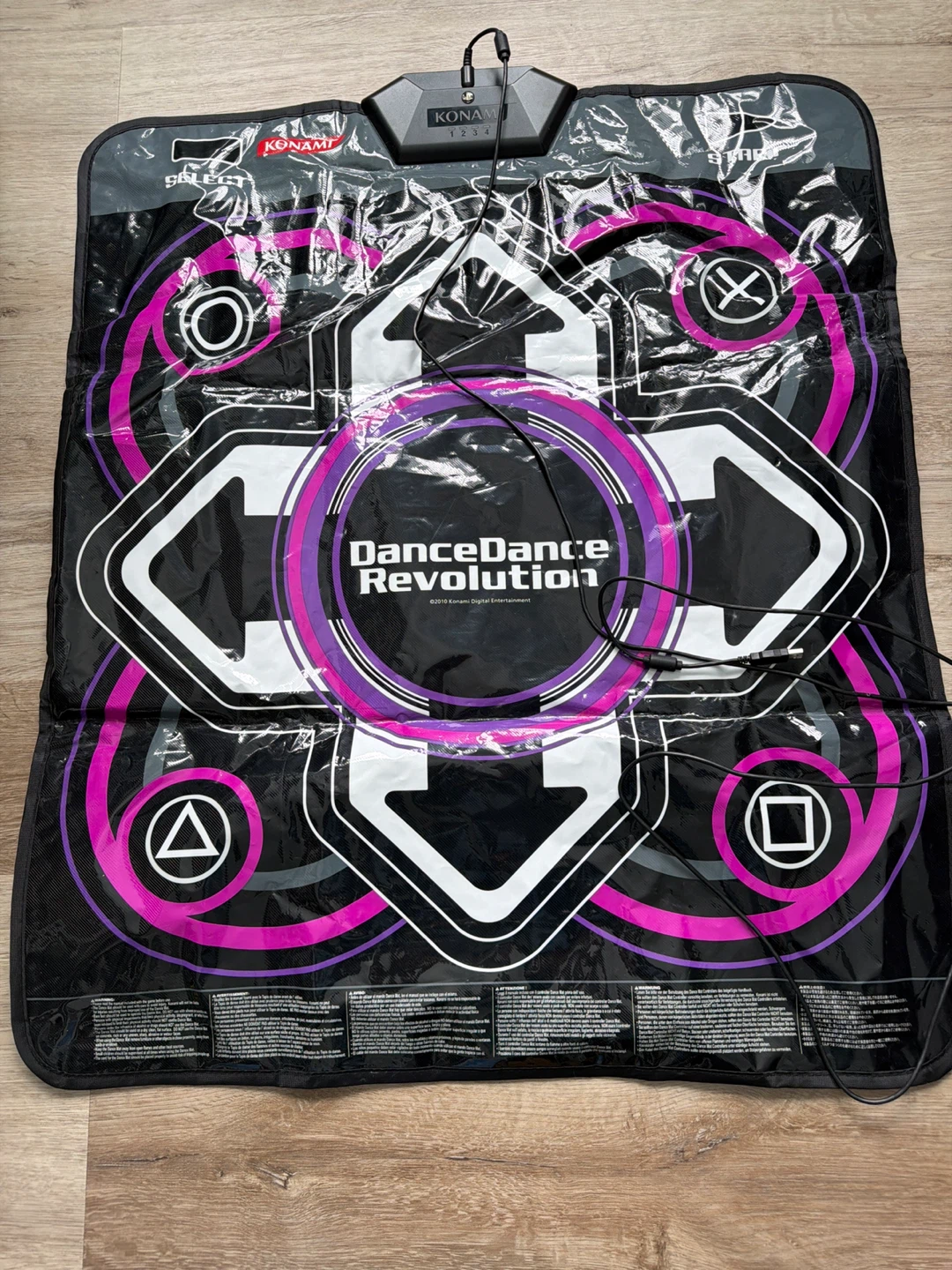 Konami Dance Dance Revolution Dance Mat with game