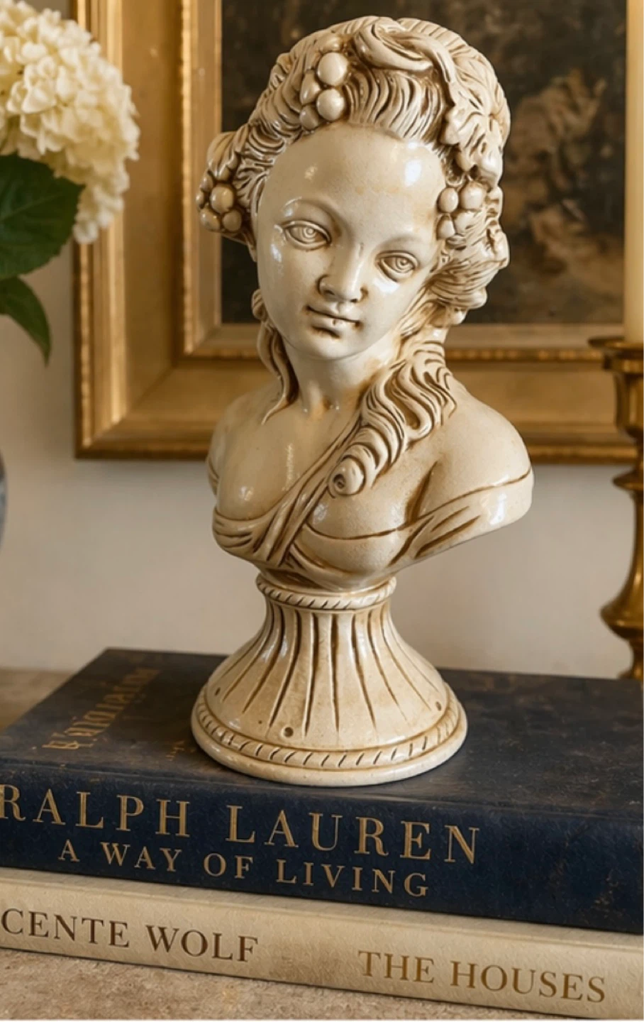 Vintage Cherub Bust