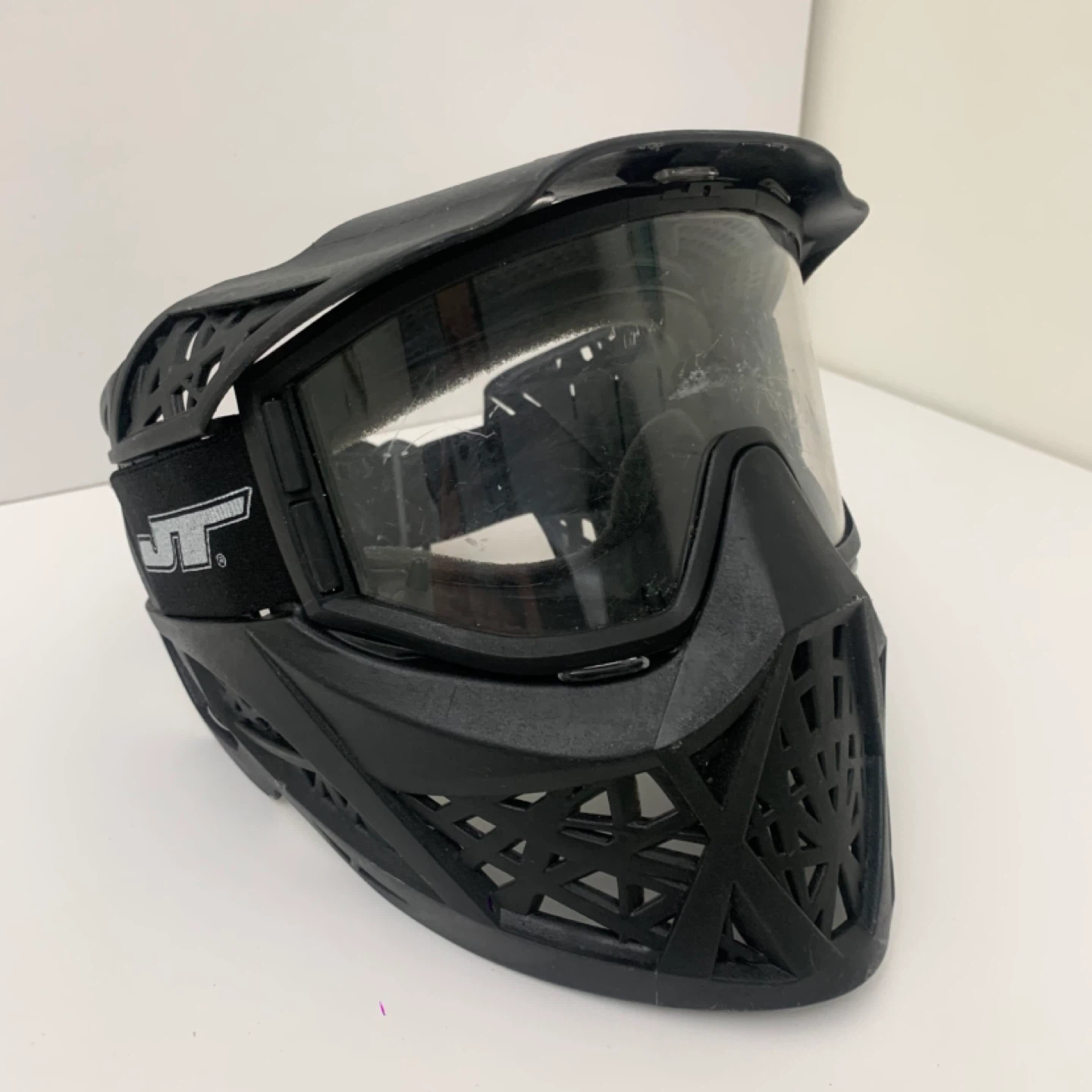 Paintball Mask Full Face Mask Protective Gear JT Black Equipment
