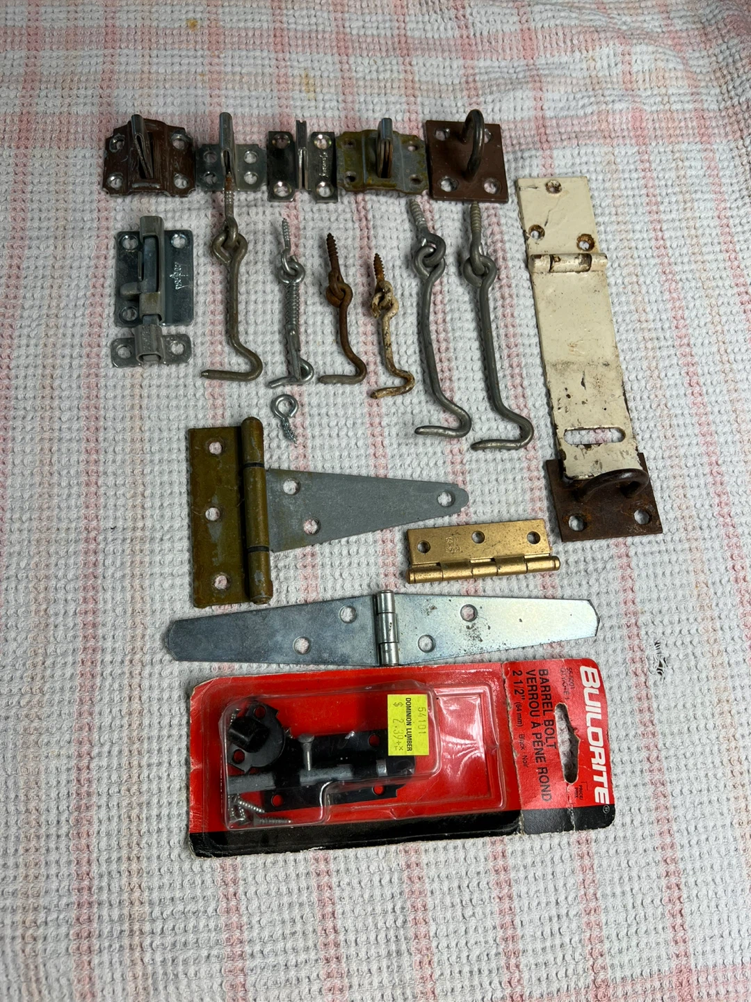 Latches, Hinges, Barrel Bolts