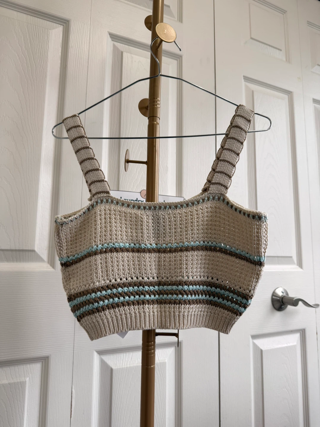 Forever 21 Striped Knit Crop Top XS - photo 2