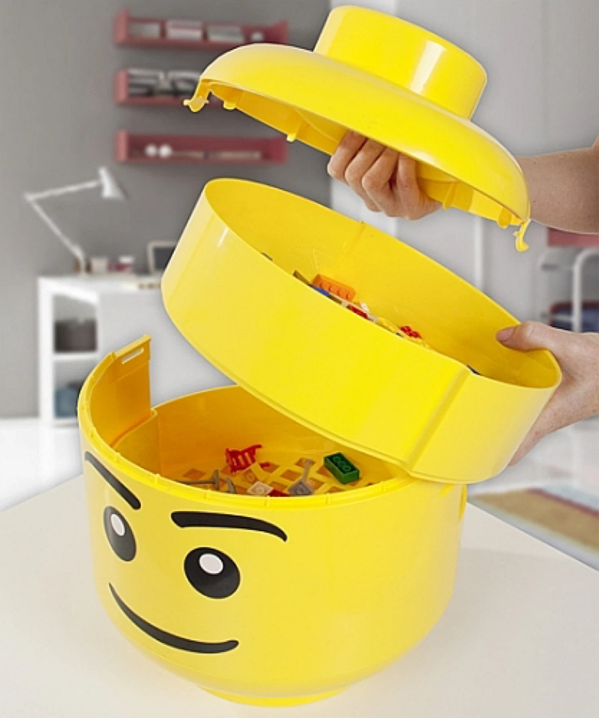 LEGO Head Storage Bin Organizer - photo 3