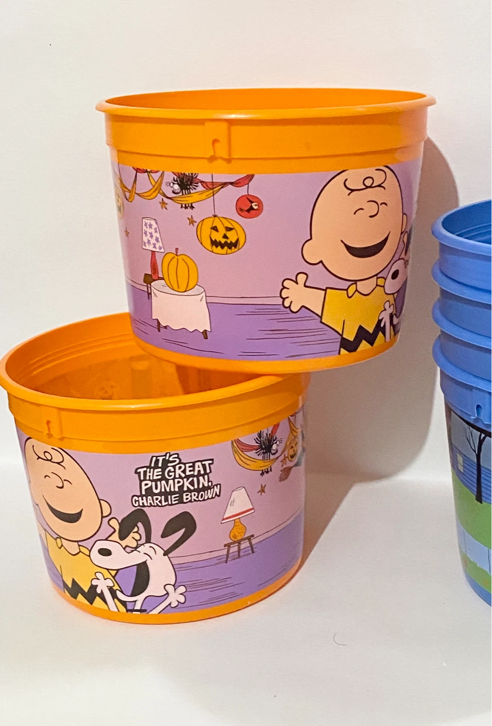 Peanuts Charlie Brown Halloween Treat Pails - photo 2
