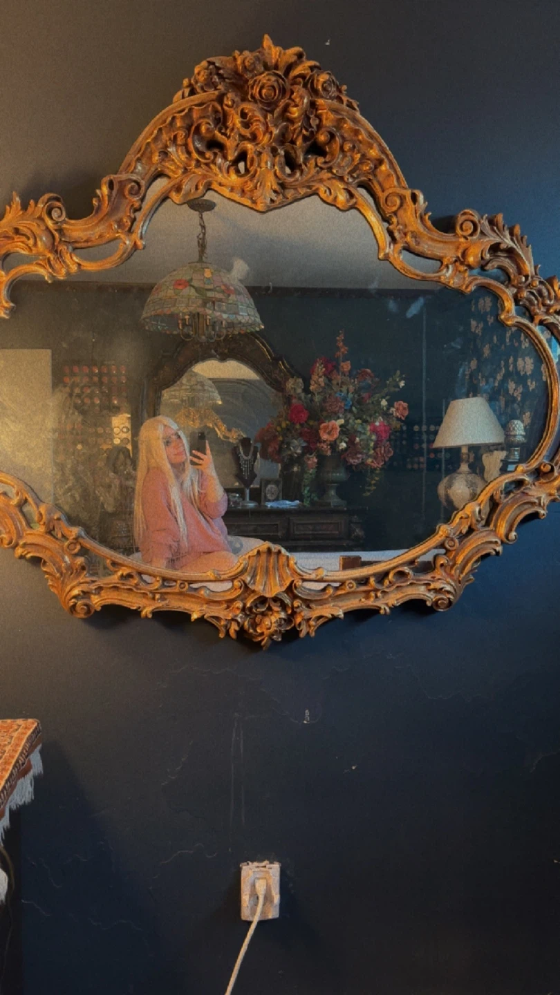 Ornate Gold Gilt Mirror