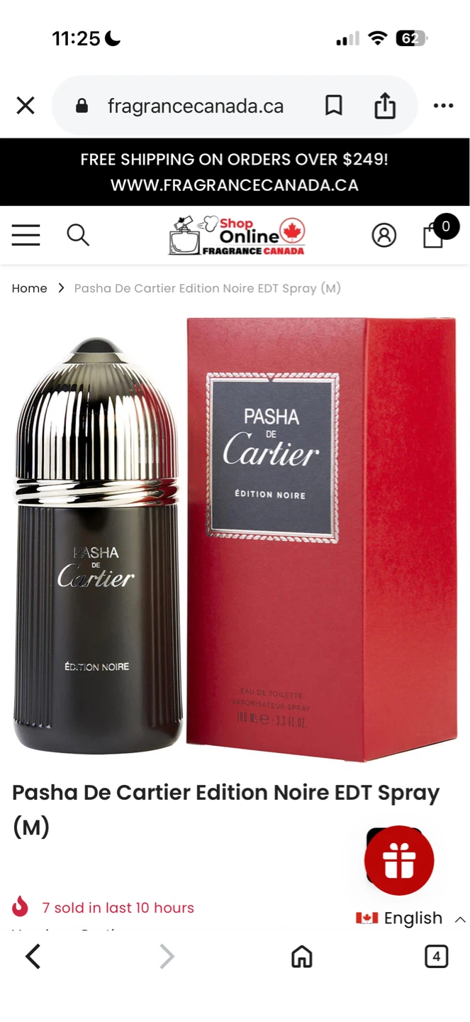 Cartier Pasha de Cartier Edition Noire Eau de Toilette 100 ml