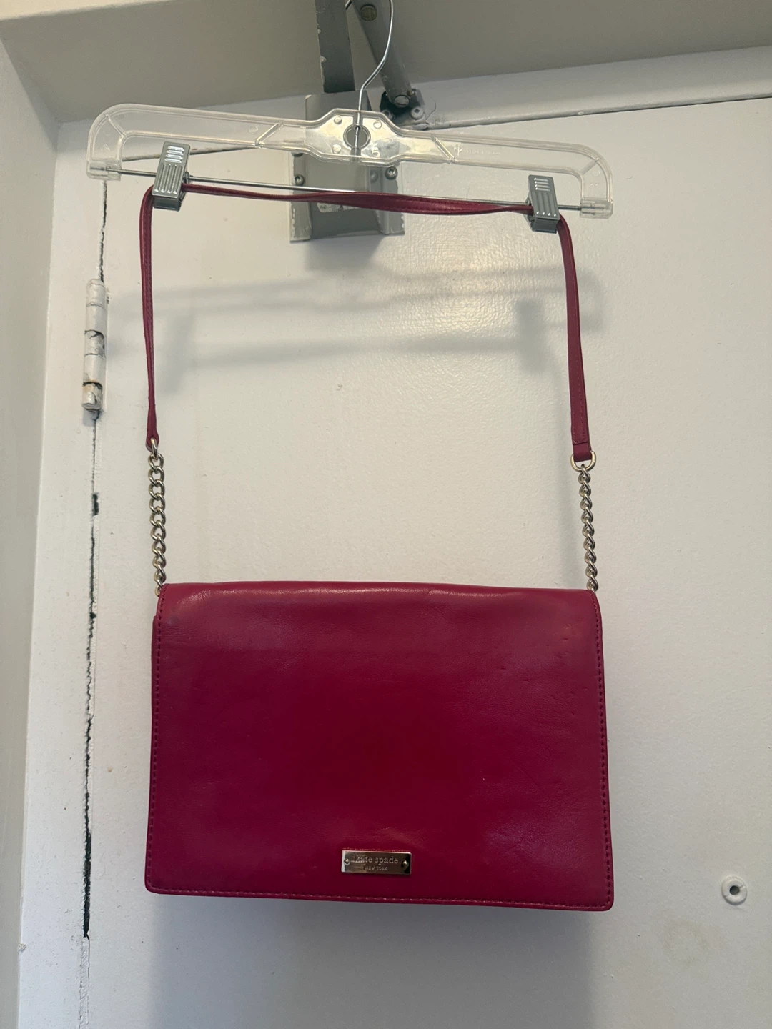 Kate Spade Pink Leather Crossbody Bag