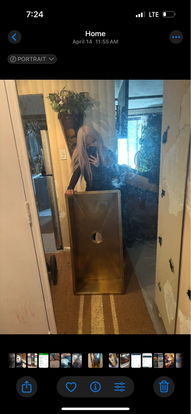 Brass Undermount Kitchen Sink - photo 2
