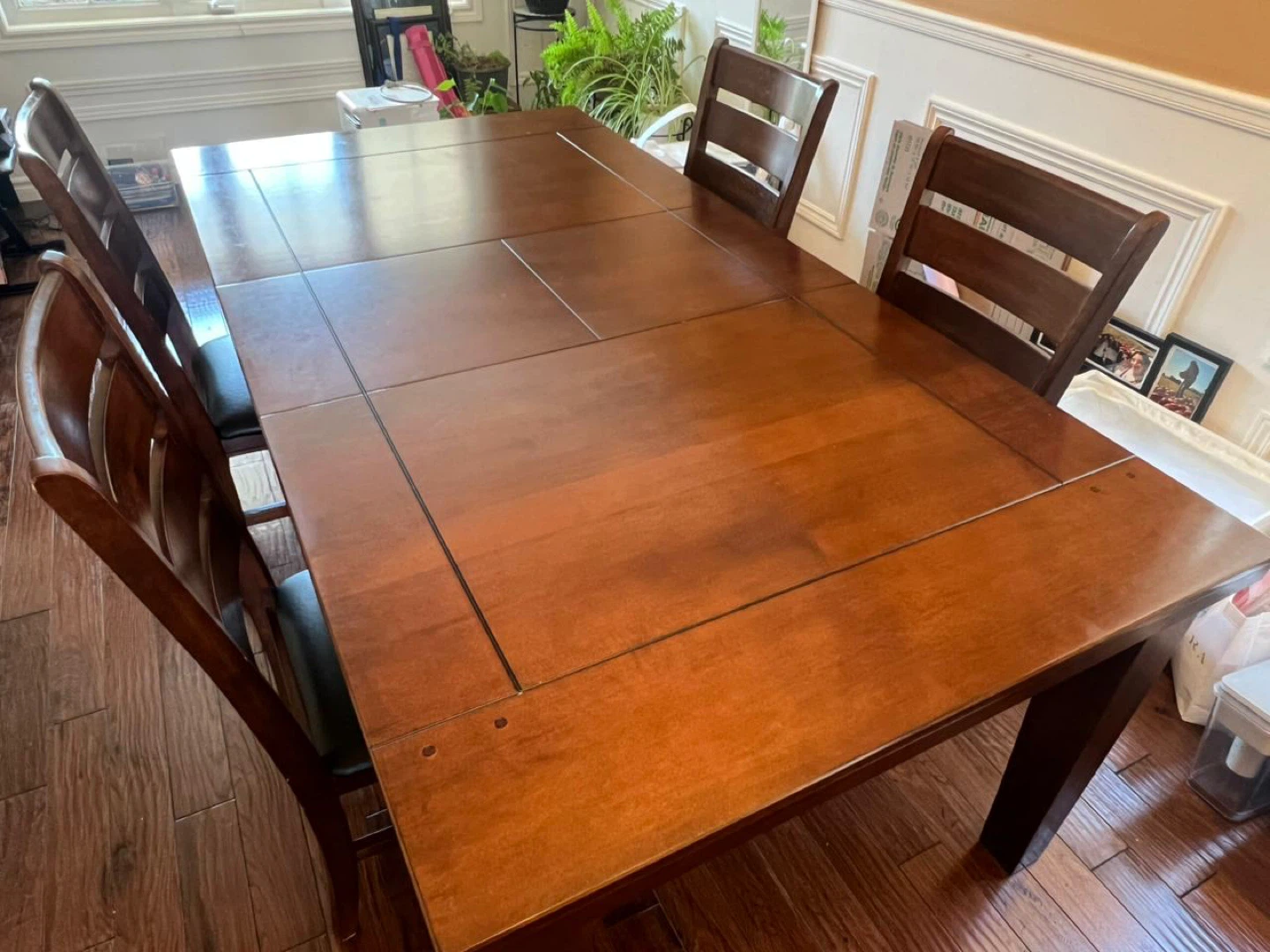 Wooden Dining Table with 6 Chairs - photo 3