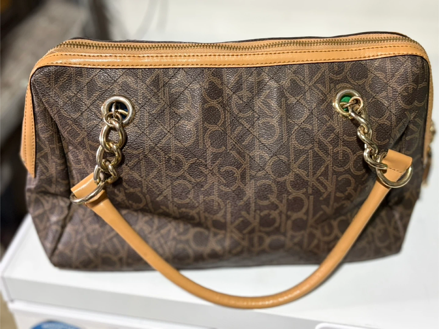 Calvin Klein Monogram Shoulder Bag