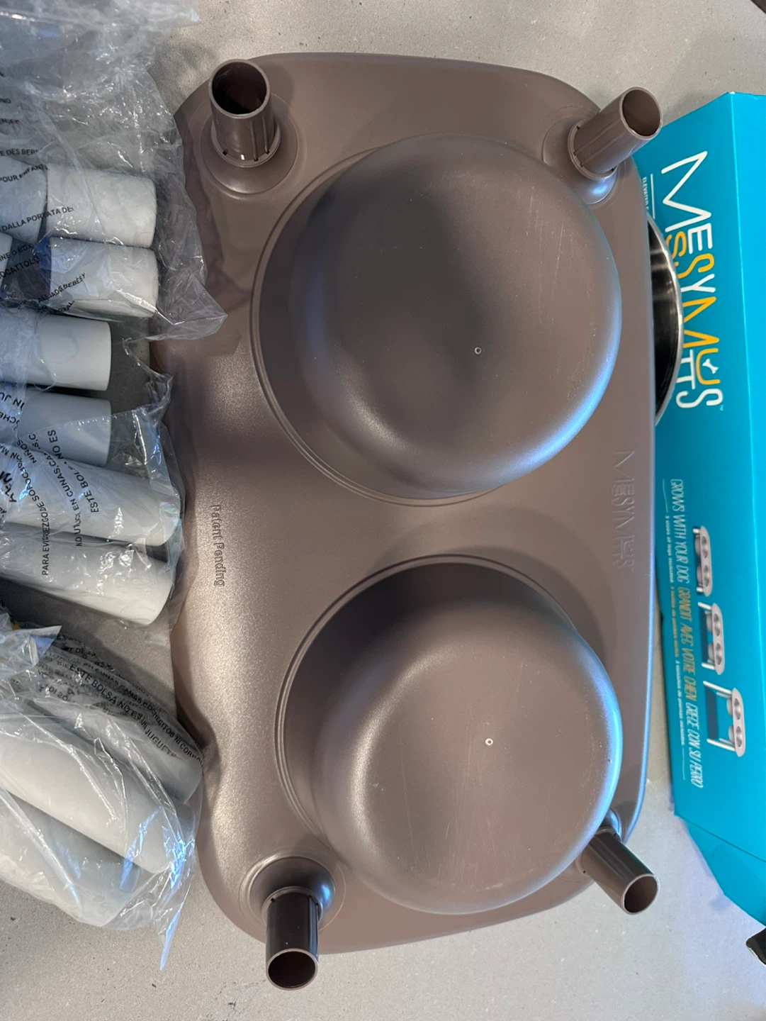 MessyMutts Elevated Double Feeder - photo 4