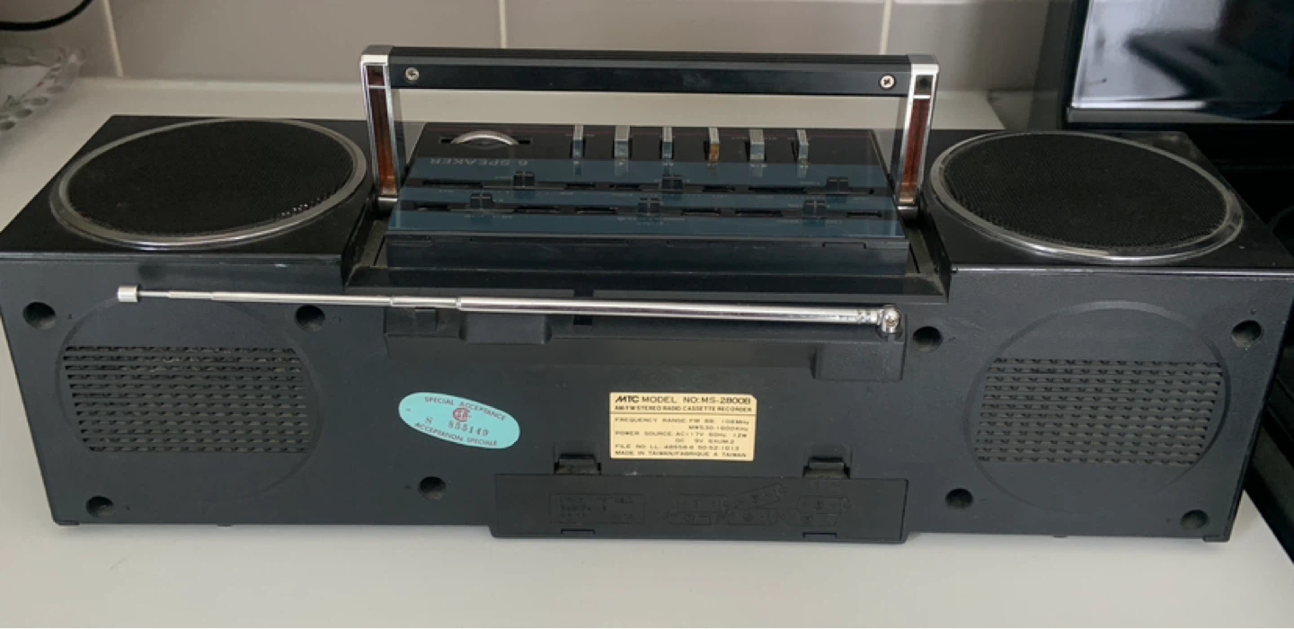 MTC Stereo Radio Cassette Recorder MS-2800B - photo 3