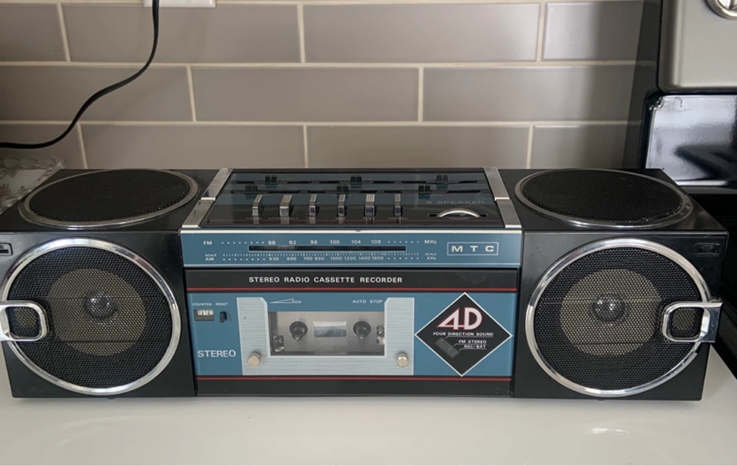 MTC Stereo Radio Cassette Recorder MS-2800B