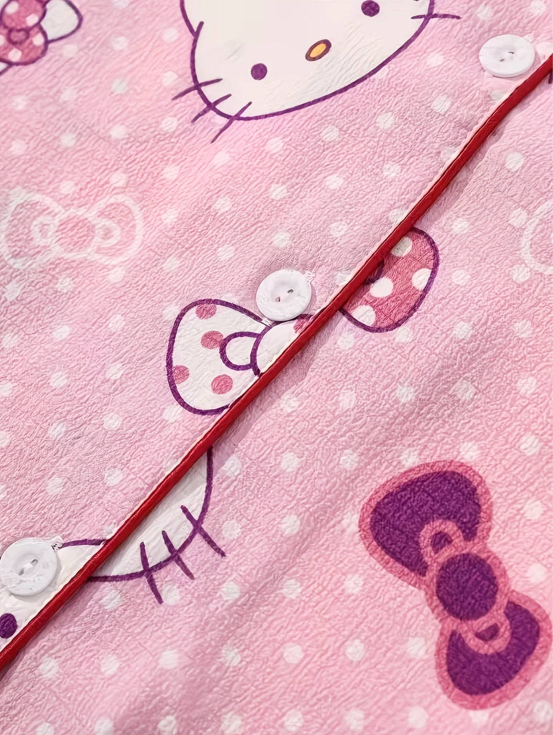 Hello Kitty Pink Summer Pajama Set - Womens Size S - photo 4
