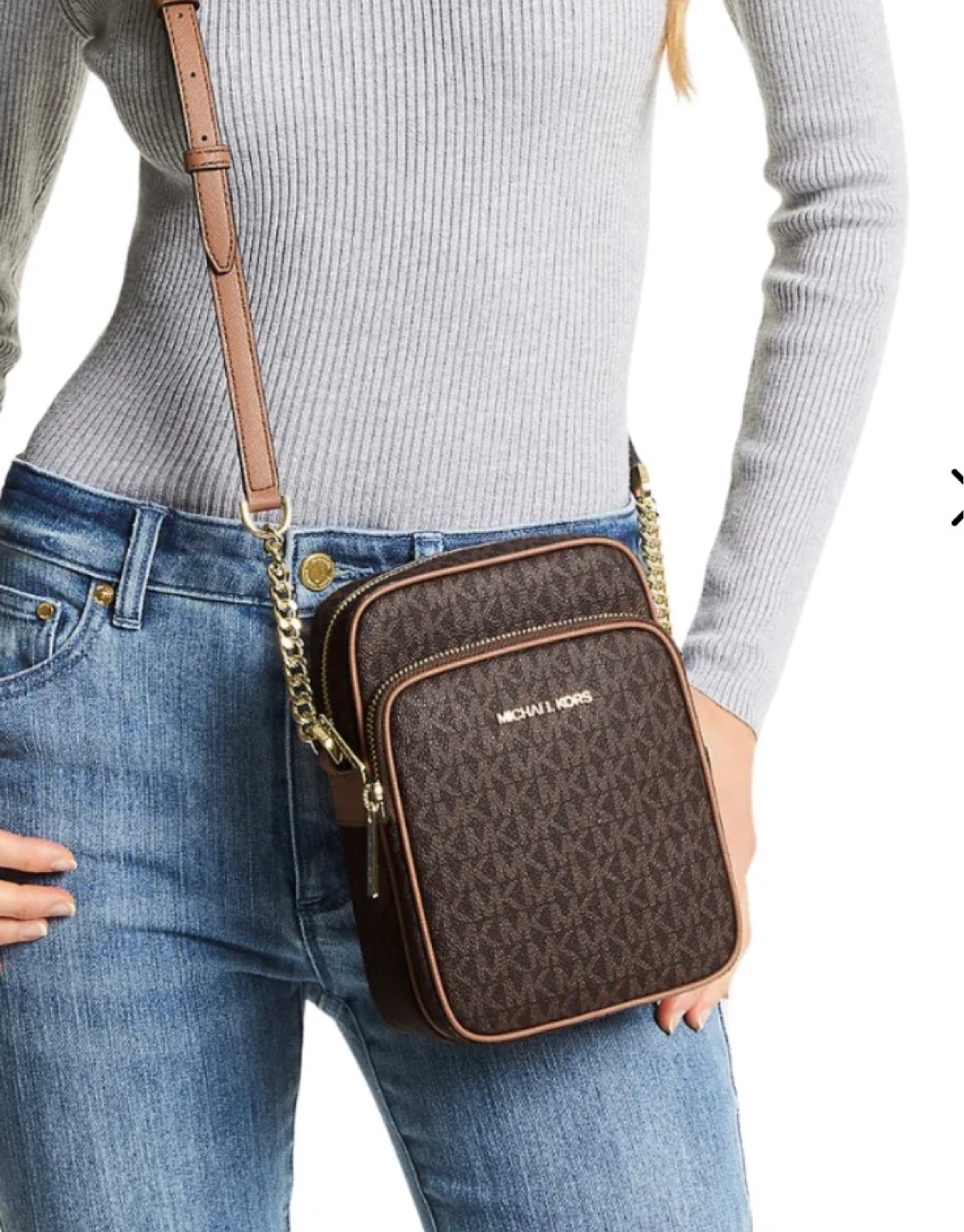 Michael Kors Brown Signature Logo Camera Bag - photo 2
