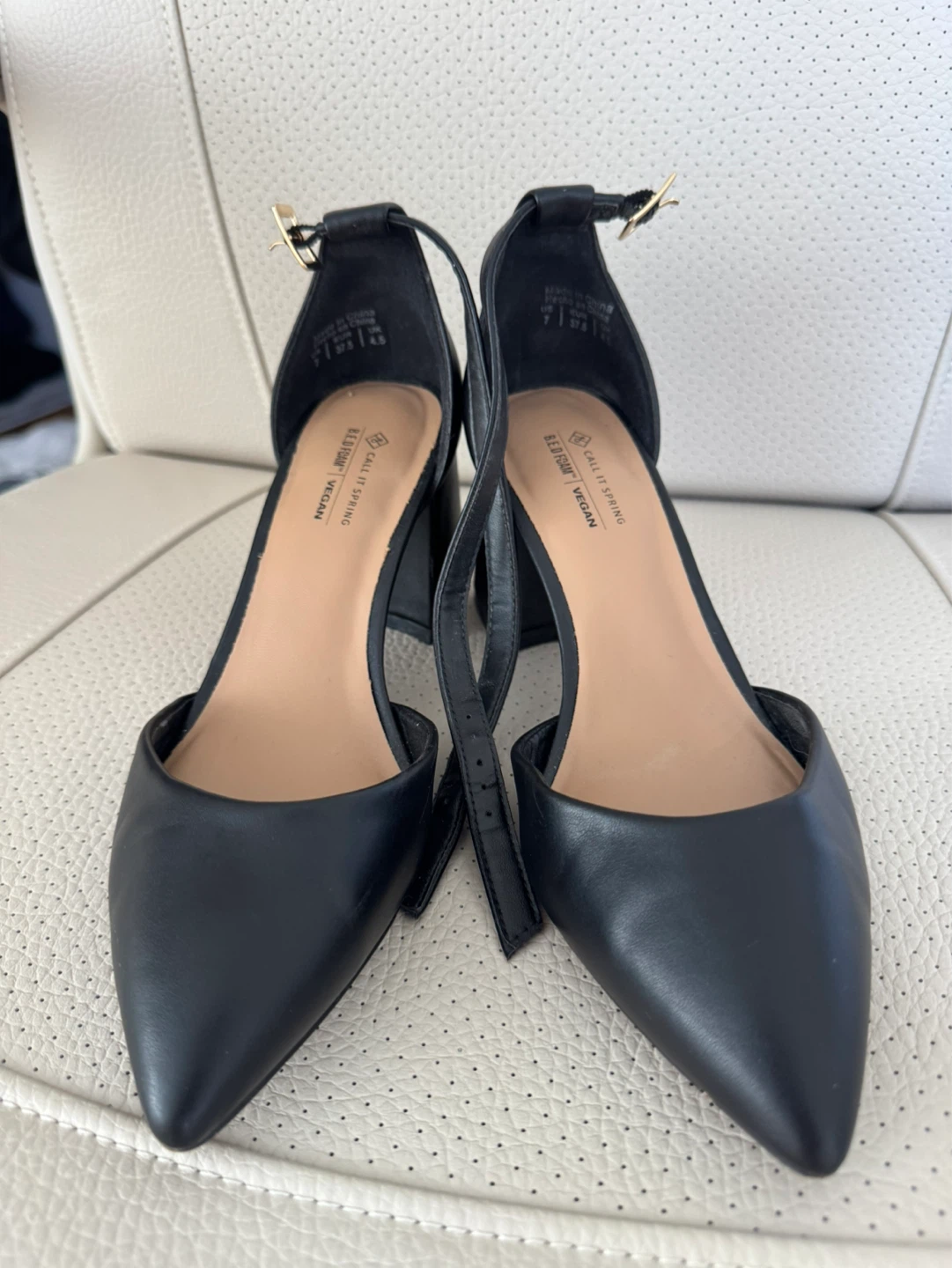 Call it Spring Black Heels