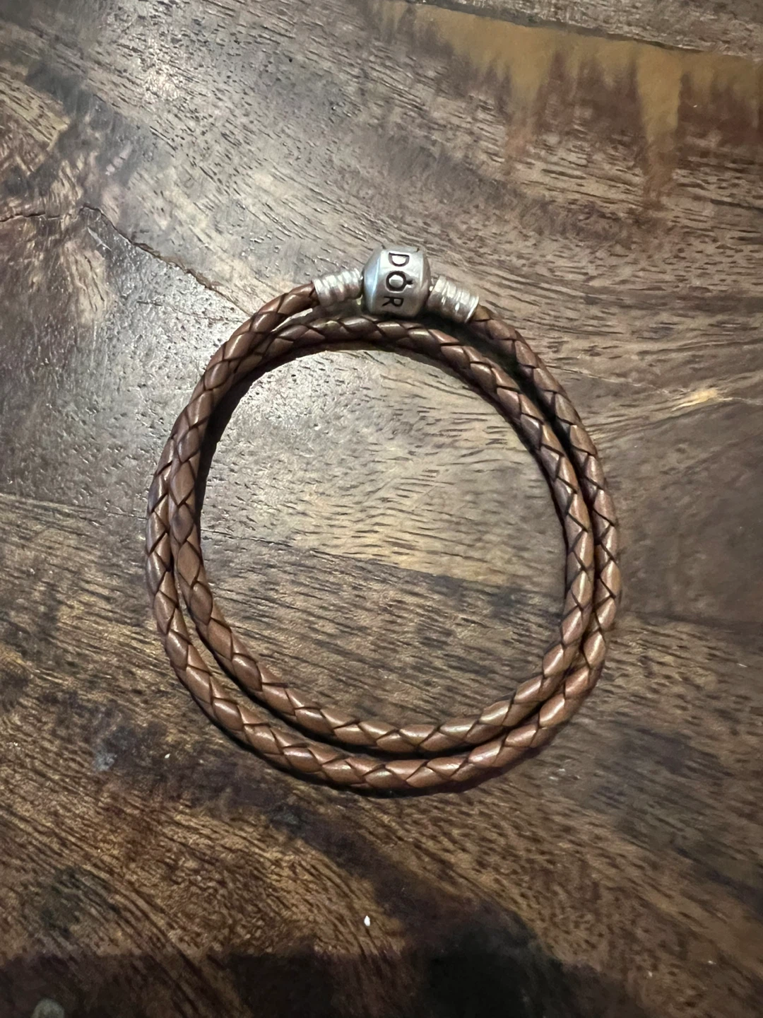Pandora Double Wrap Leather Bracelet
