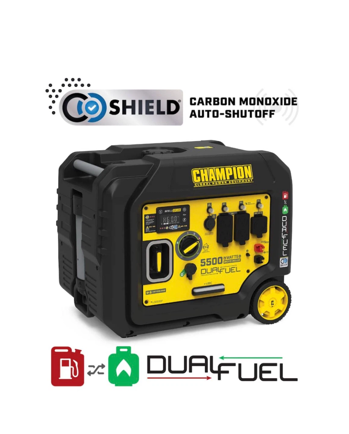 Champion 5500-Watt Dual Fuel Generator - photo 5