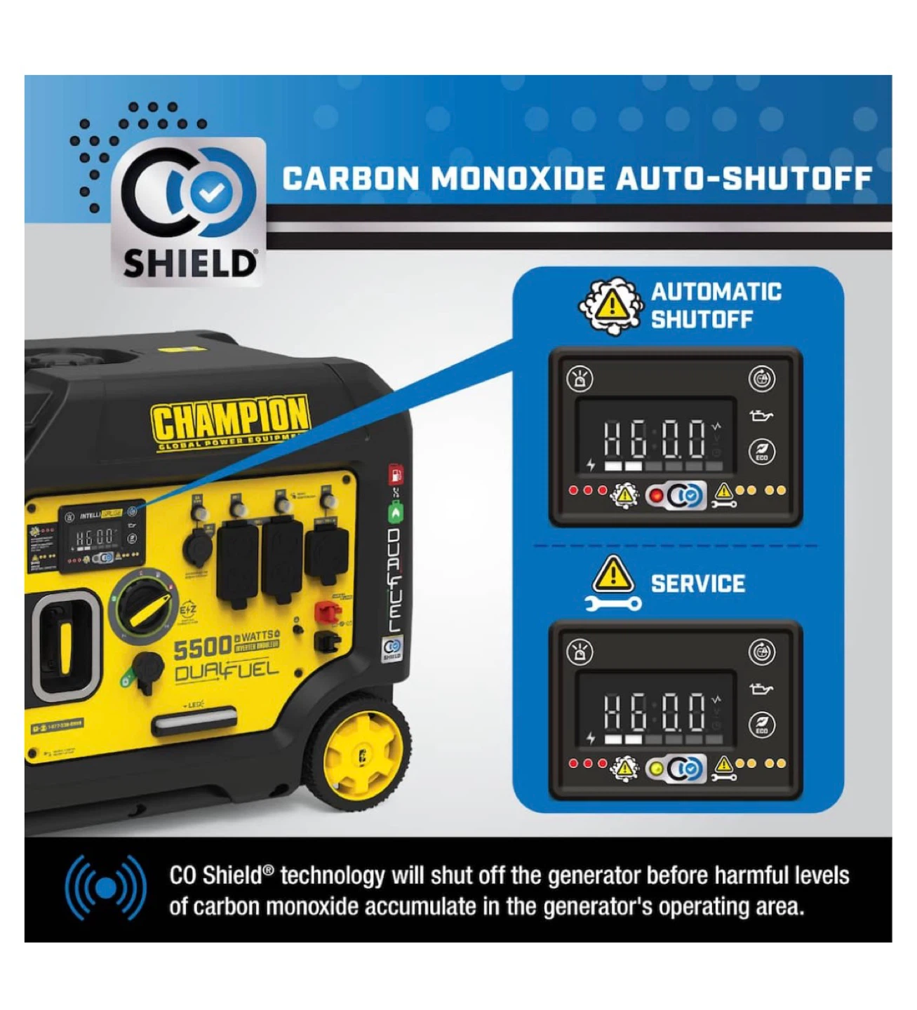 Champion 5500-Watt Dual Fuel Generator - photo 2