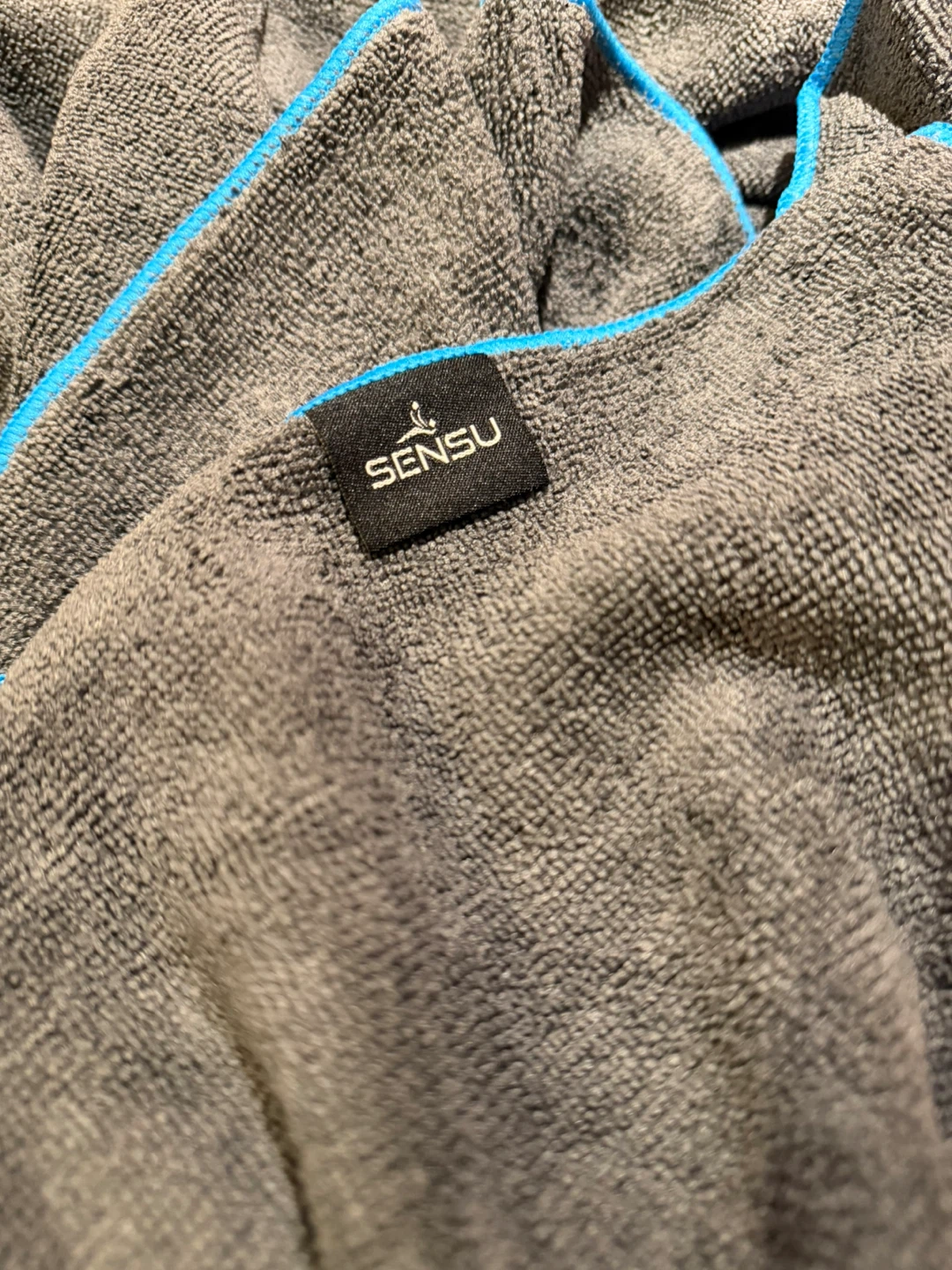 Sensu Grey Microfiber Towel NEW