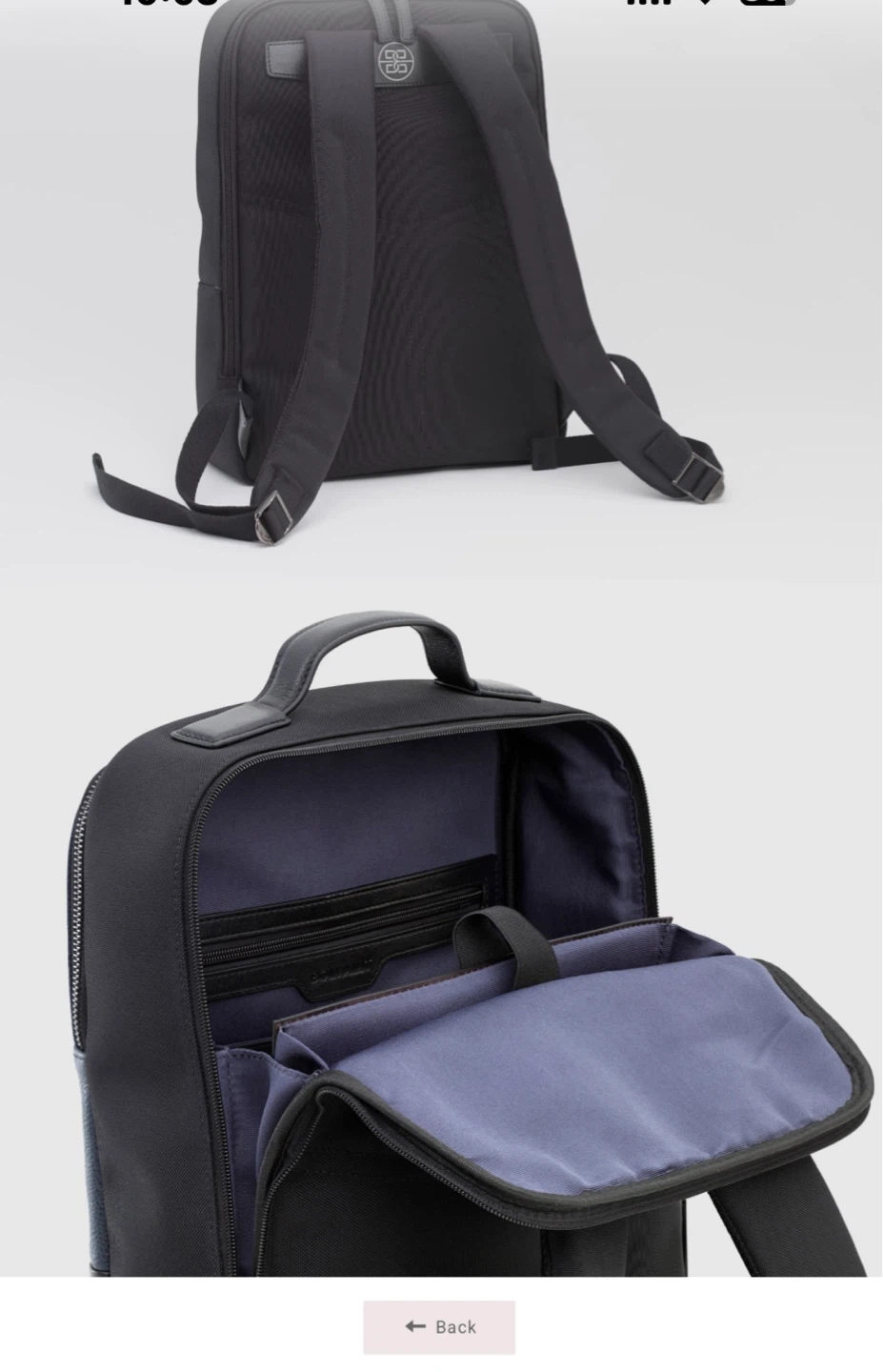 Bolvaint Giles Backpack - Graphite Blue Leather - photo 4