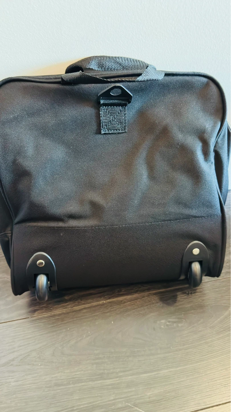 Black Rolling Duffle Bag 92L Capacity - photo 2
