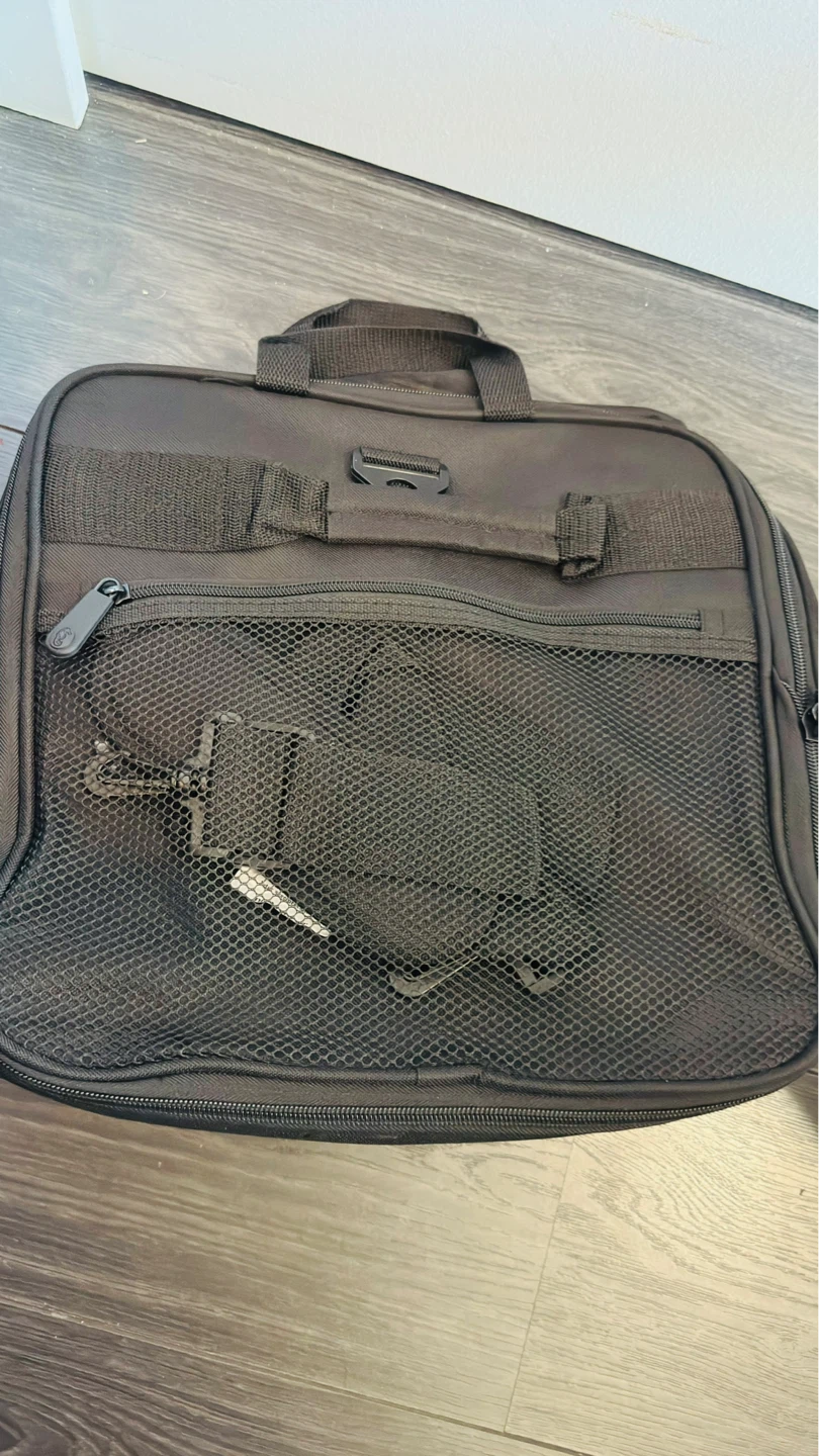 Black Rolling Duffle Bag 92L Capacity