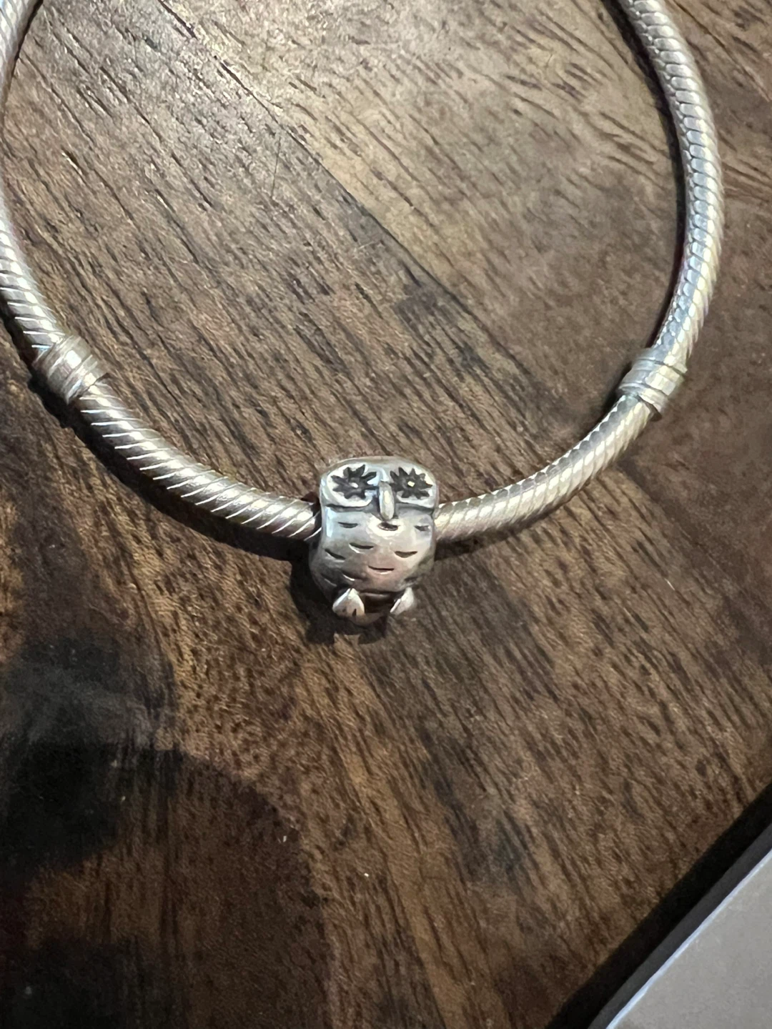 Retired Pandora Sterling Silver owl charm
