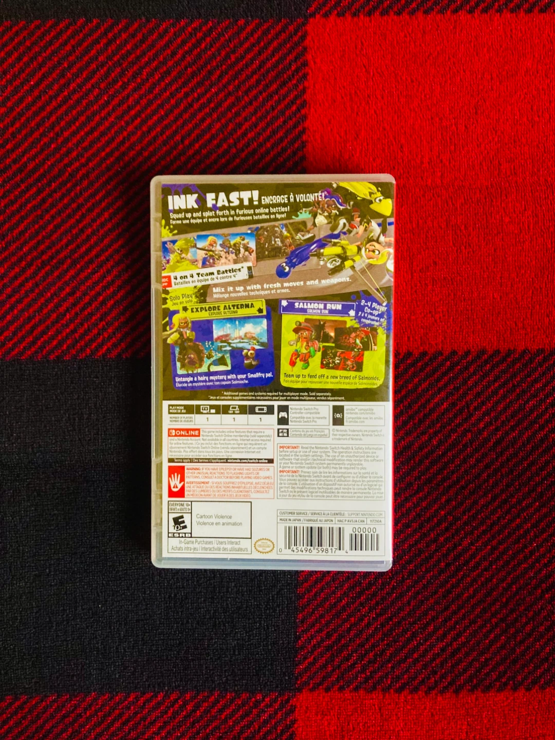 Nintendo Switch Splatoon 3 Game - photo 2