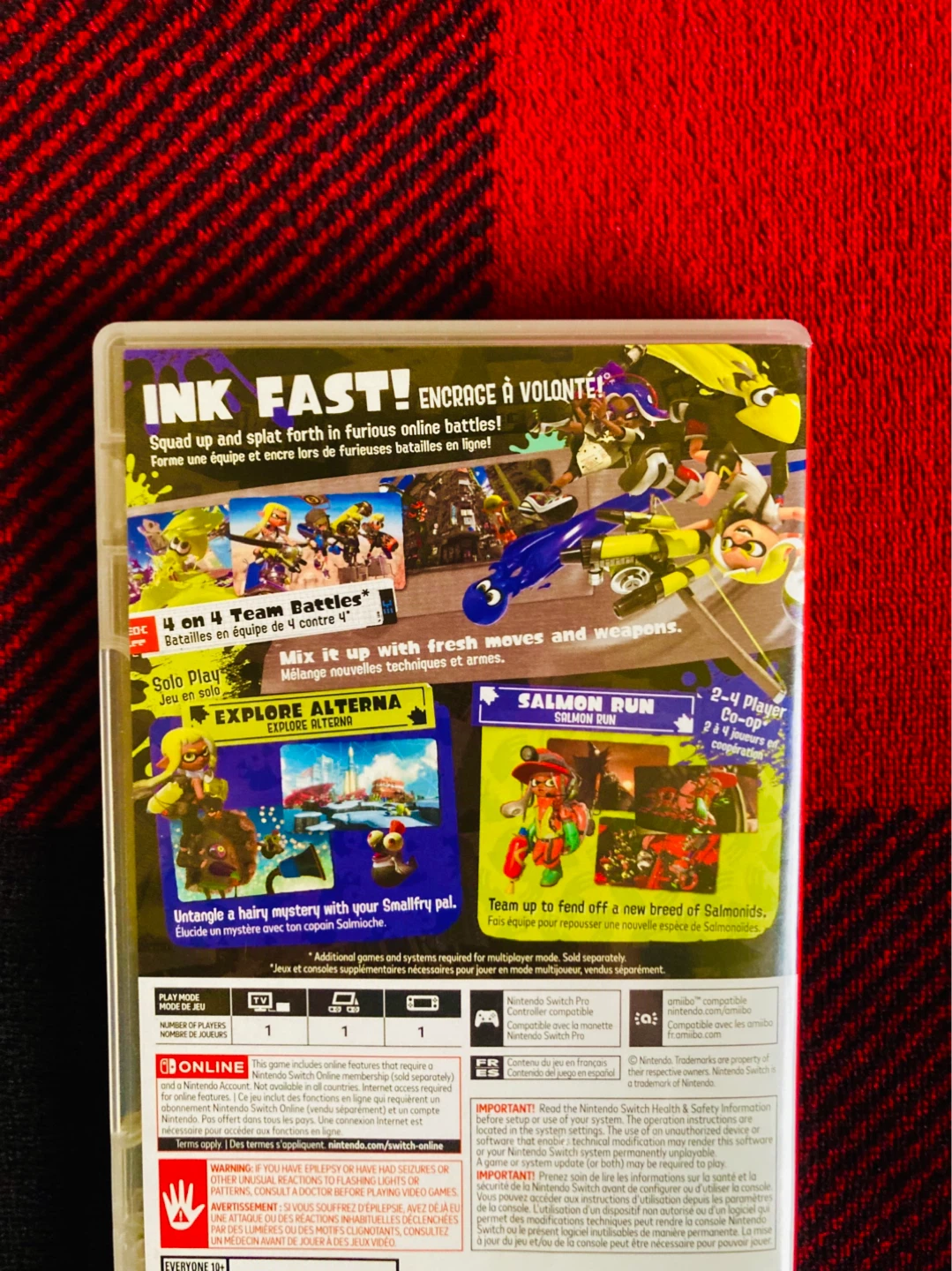 Nintendo Switch Splatoon 3 Game - photo 3