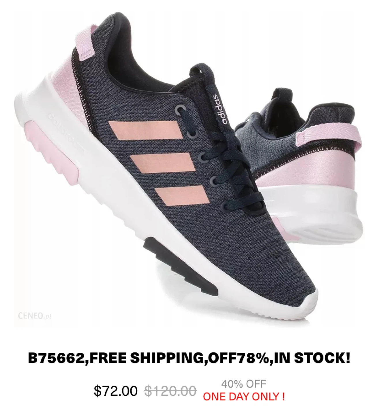 Brand new Adidas Cloudfoam Shoes - Size 3.5