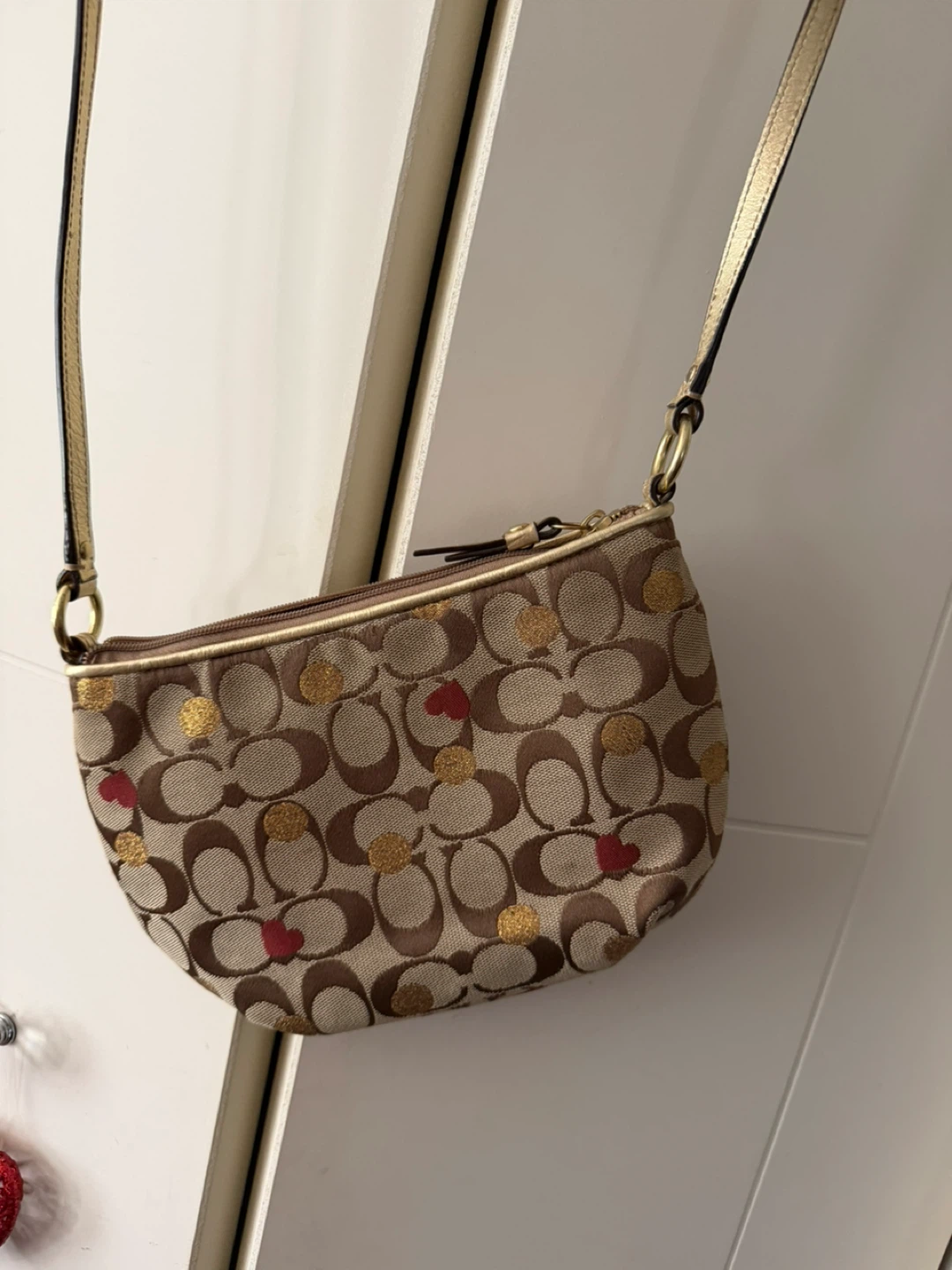 Coach Monogram Small Shoulder Bag