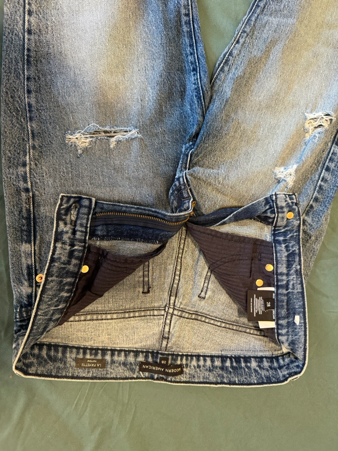 Modern American LA FAYETTE Jeans Size 28