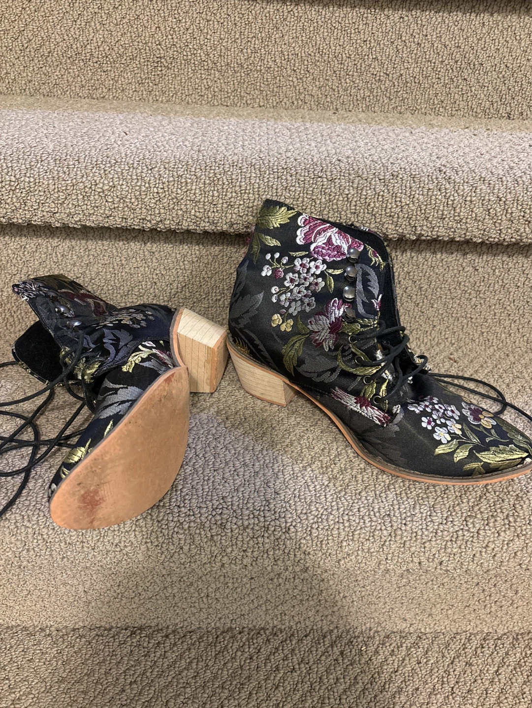 Embroidered Ankle Boots - photo 2