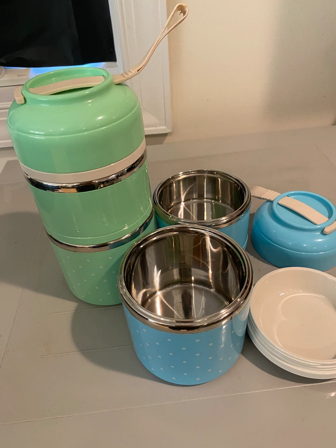 Stackable Bento Lunch Box set of 2