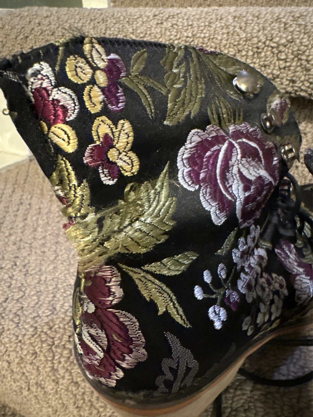 Embroidered Ankle Boots - photo 3