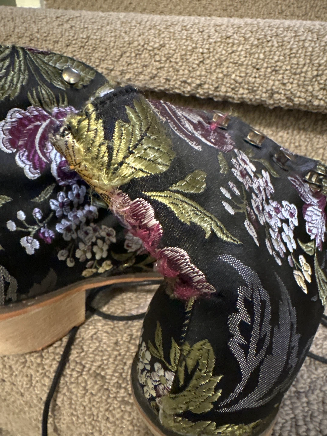 Embroidered Ankle Boots - photo 4