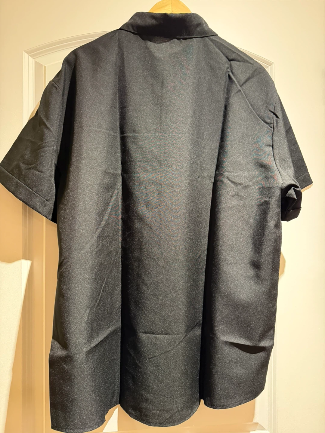 Black Short Sleeve Button-Up Shirt - 2XL - photo 2
