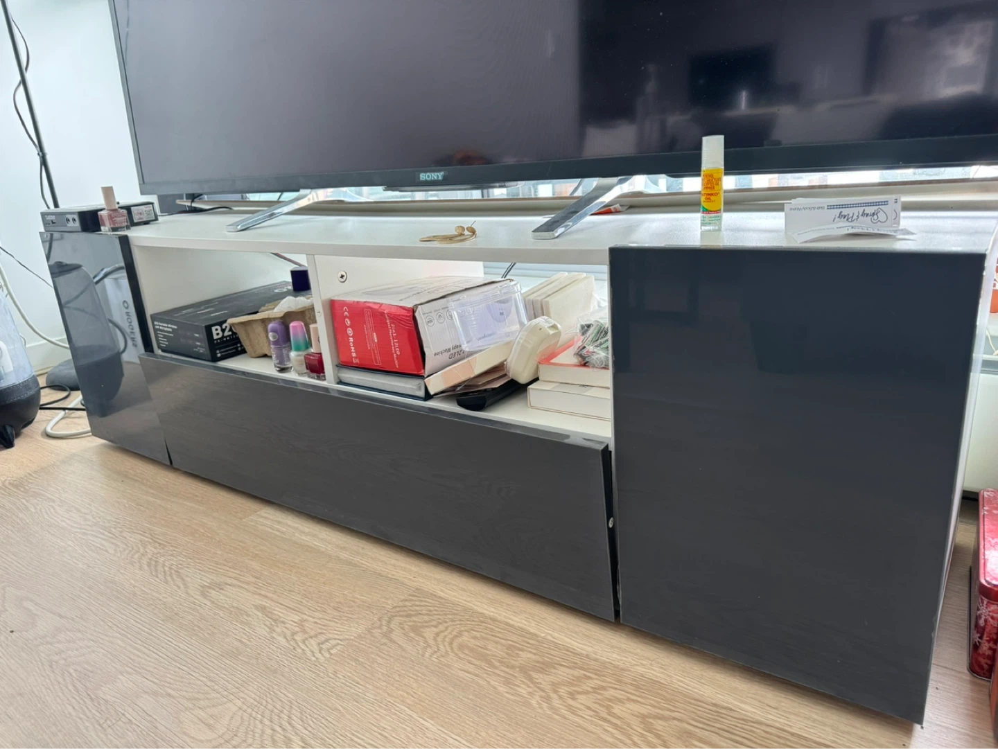 Modern TV Stand with Storage - photo 4
