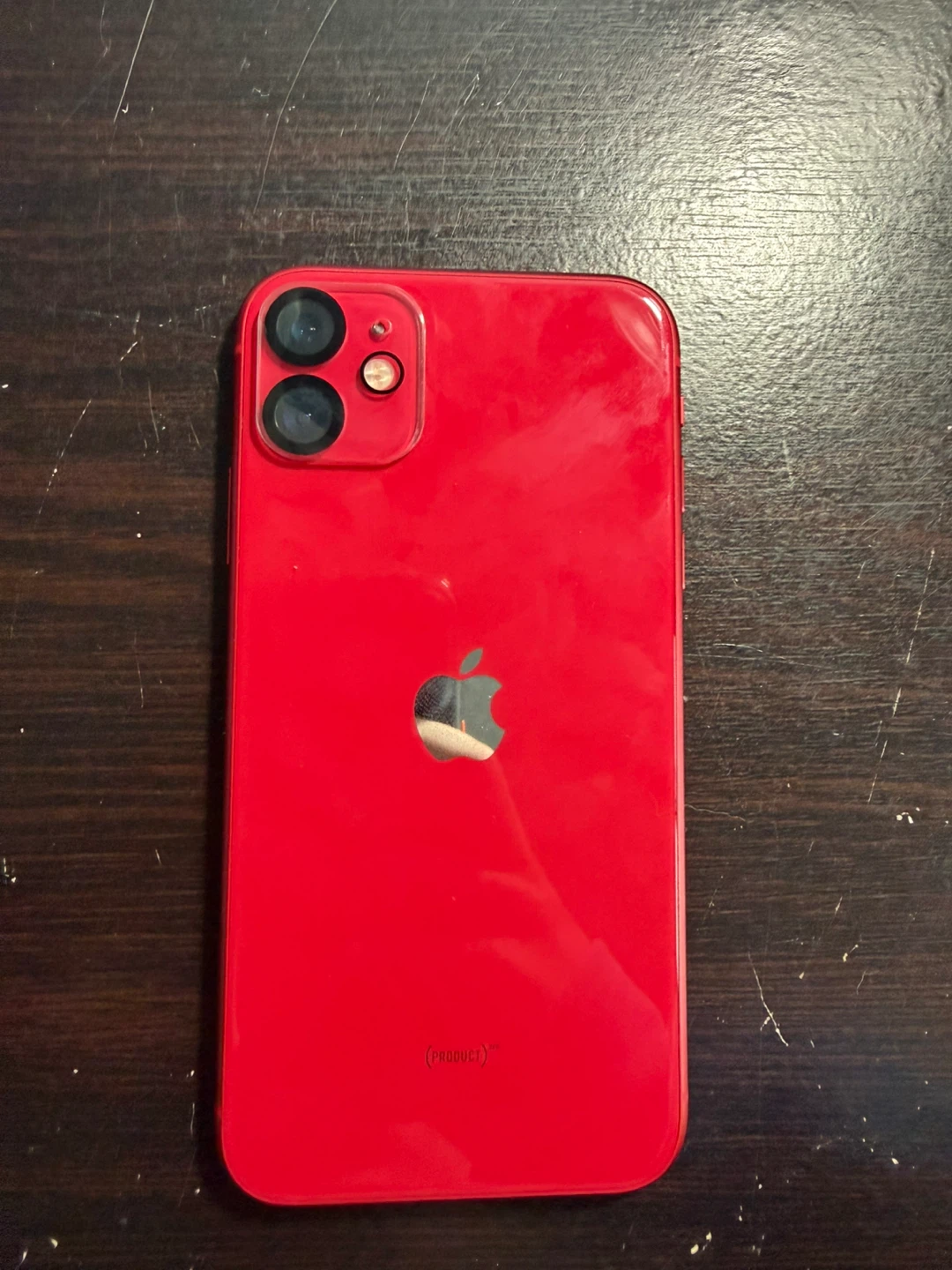 Apple iPhone 11 (Red) + two cases