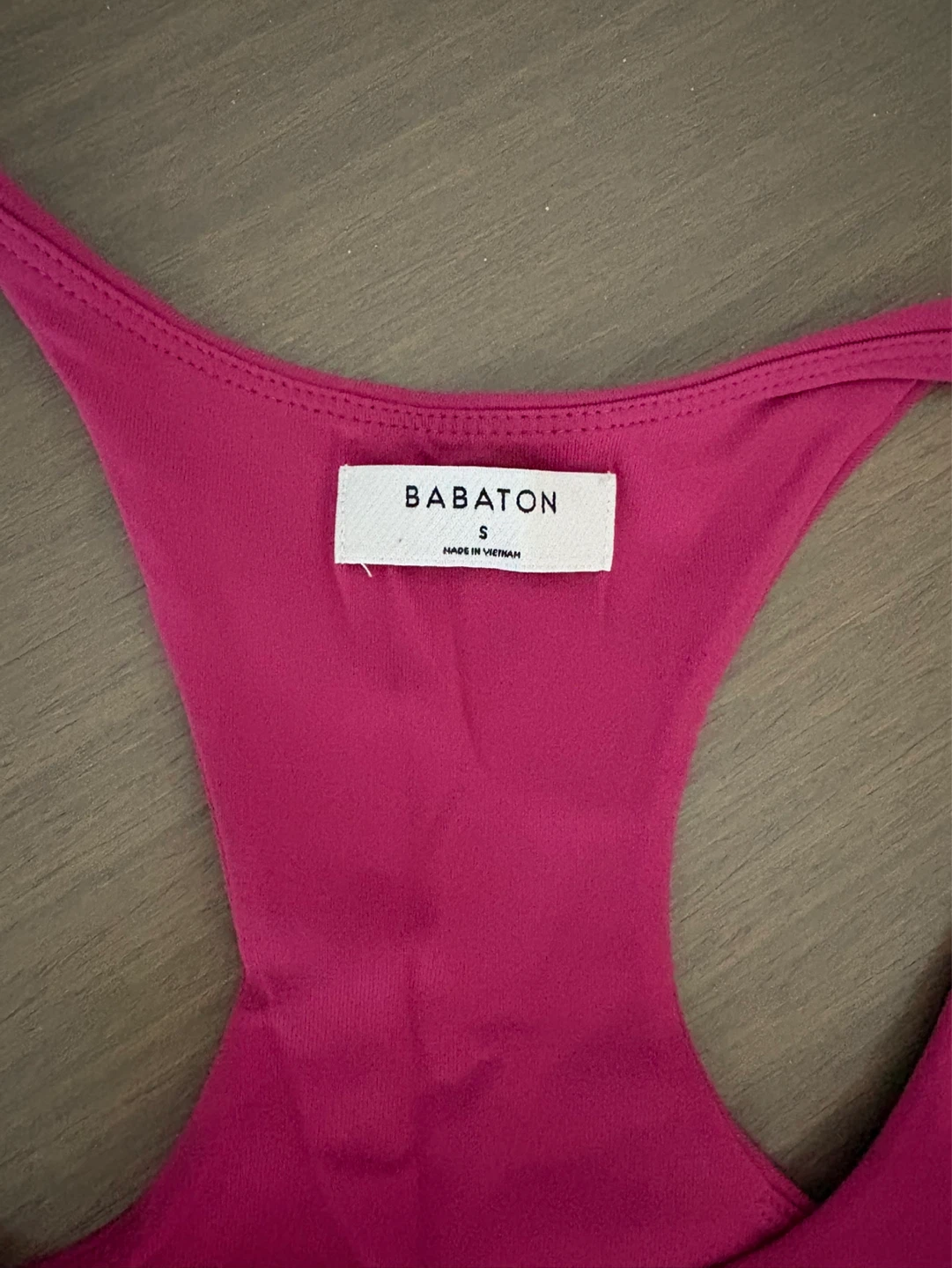 Babaton Pink Racerback Tank Top Size S - photo 3
