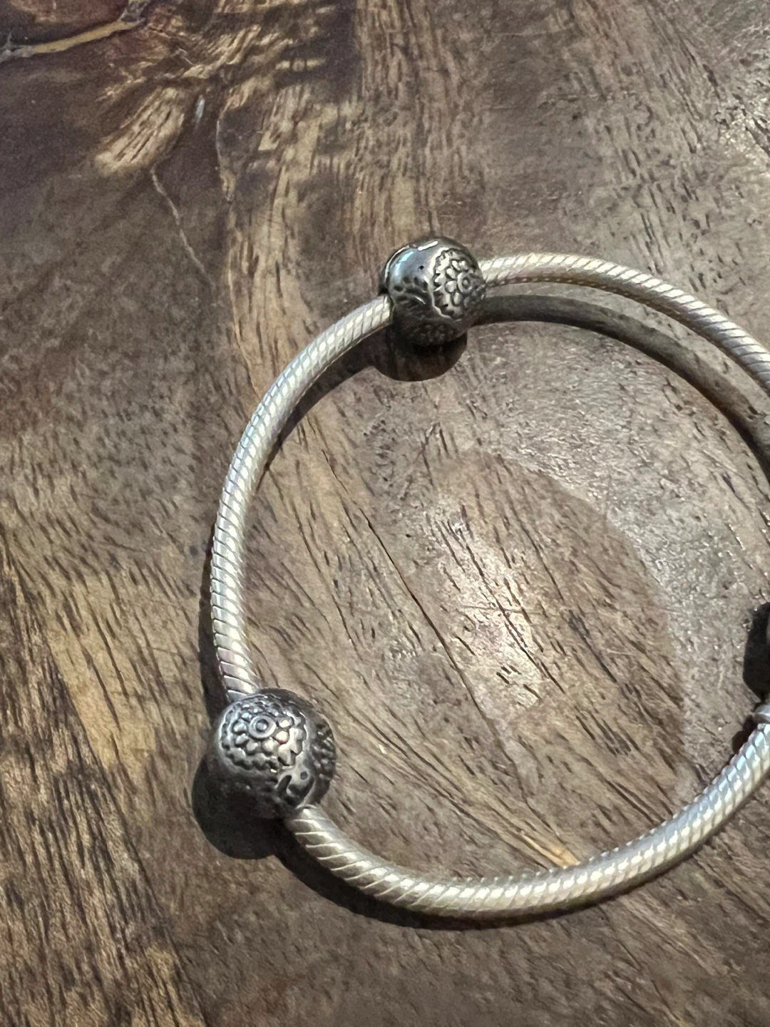 TWO Pandora Sterling Silver clips (set) - photo 3